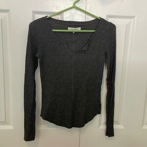 Waffle Aeropostale long sleeve top, XS